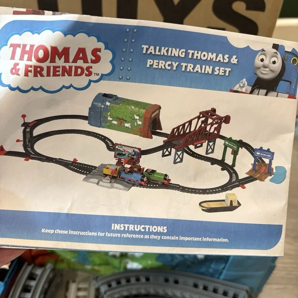 Thomas & Friends Talking Thomas Percy Train Track Fisher Price Tested COMPLETE